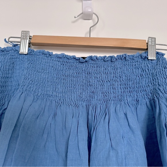 Blue Zara Off-the-shoulder Top - Picture 2 of 4